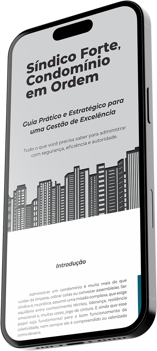 E-book Síndico Forte, Condomínio em Ordem no celular